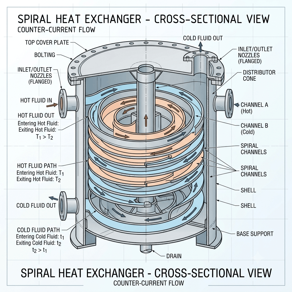 spiral heat exchanger supplier in India